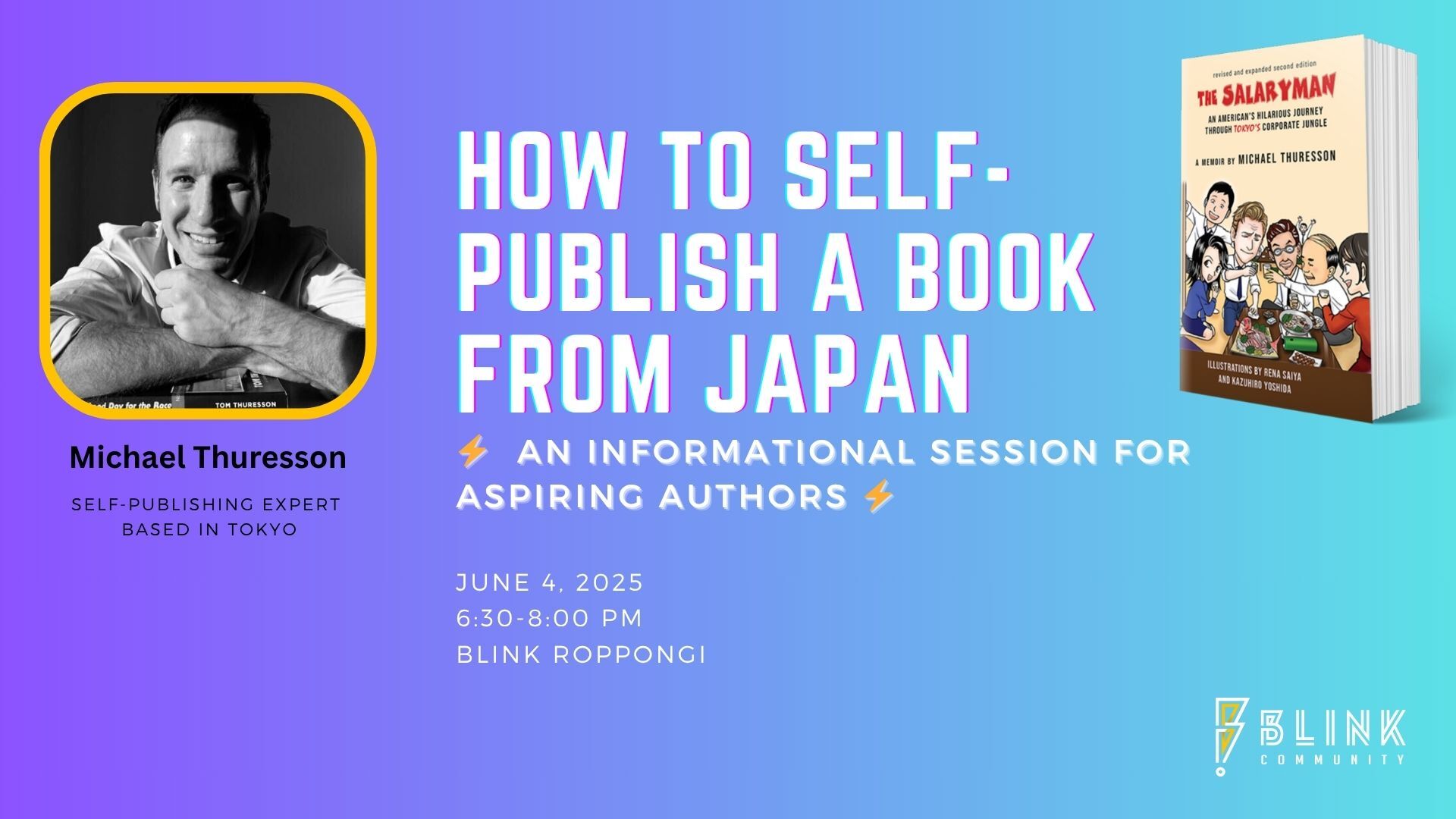 6/4 – How to Self-Publish a Book from Japan